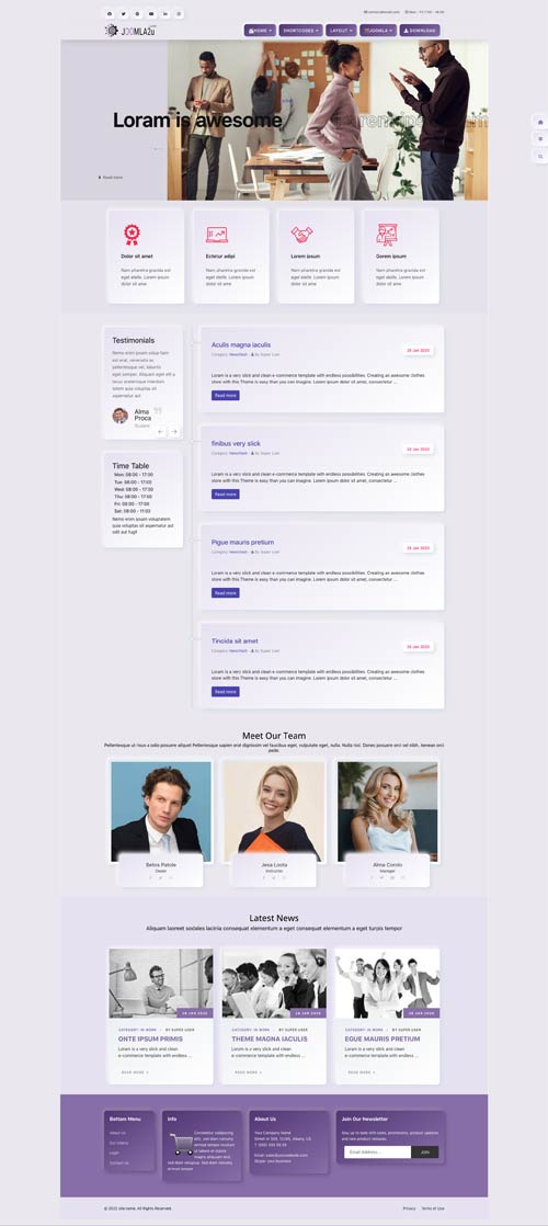 Finance Joomla Theme