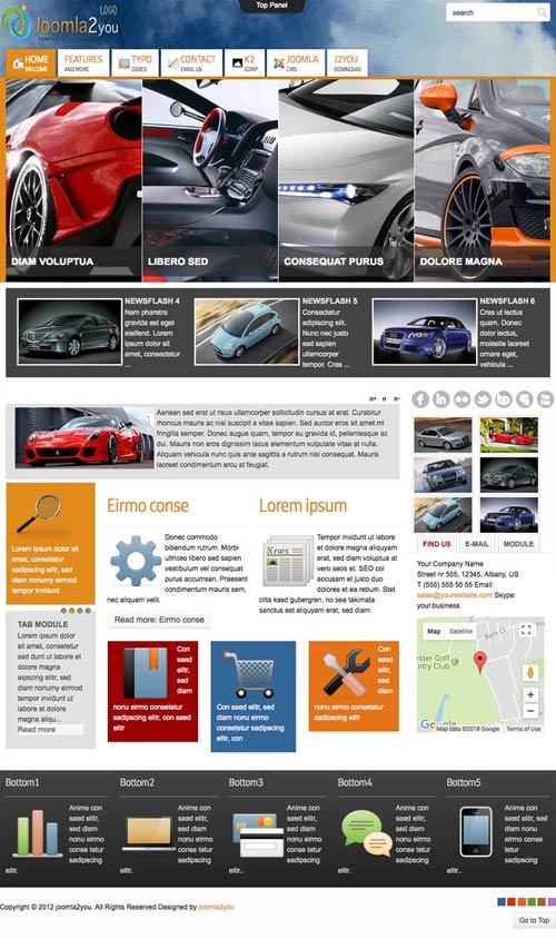 Cars Joomla Template