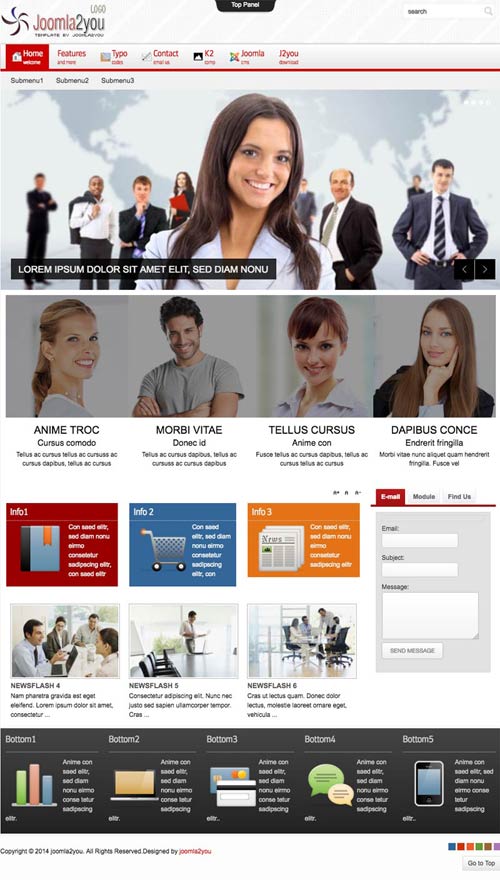 Corporate Joomla Template