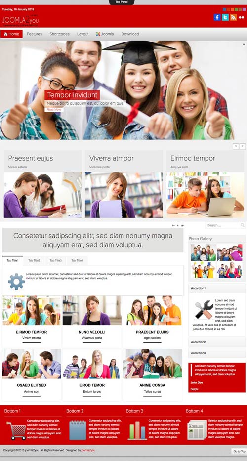 Education Joomla Template
