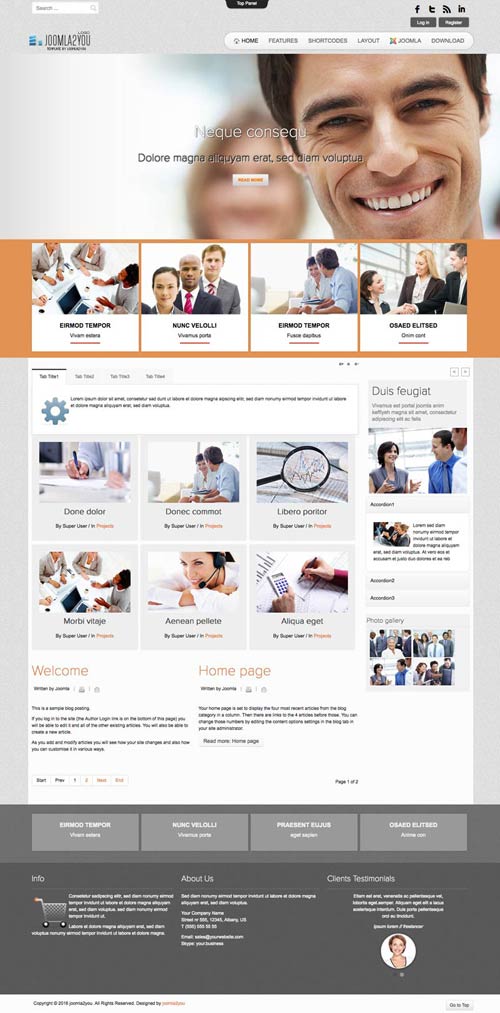 Business Joomla Template