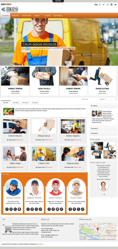 Services Joomla Template