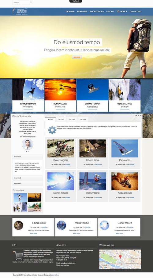 Sports Joomla Template